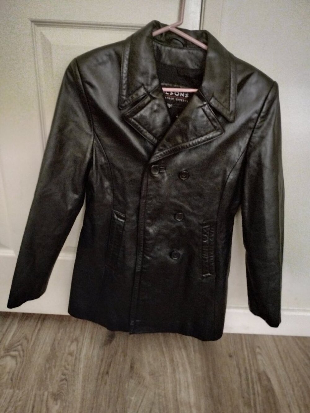 WILSON Leather Expertrs Black Leather Jacket